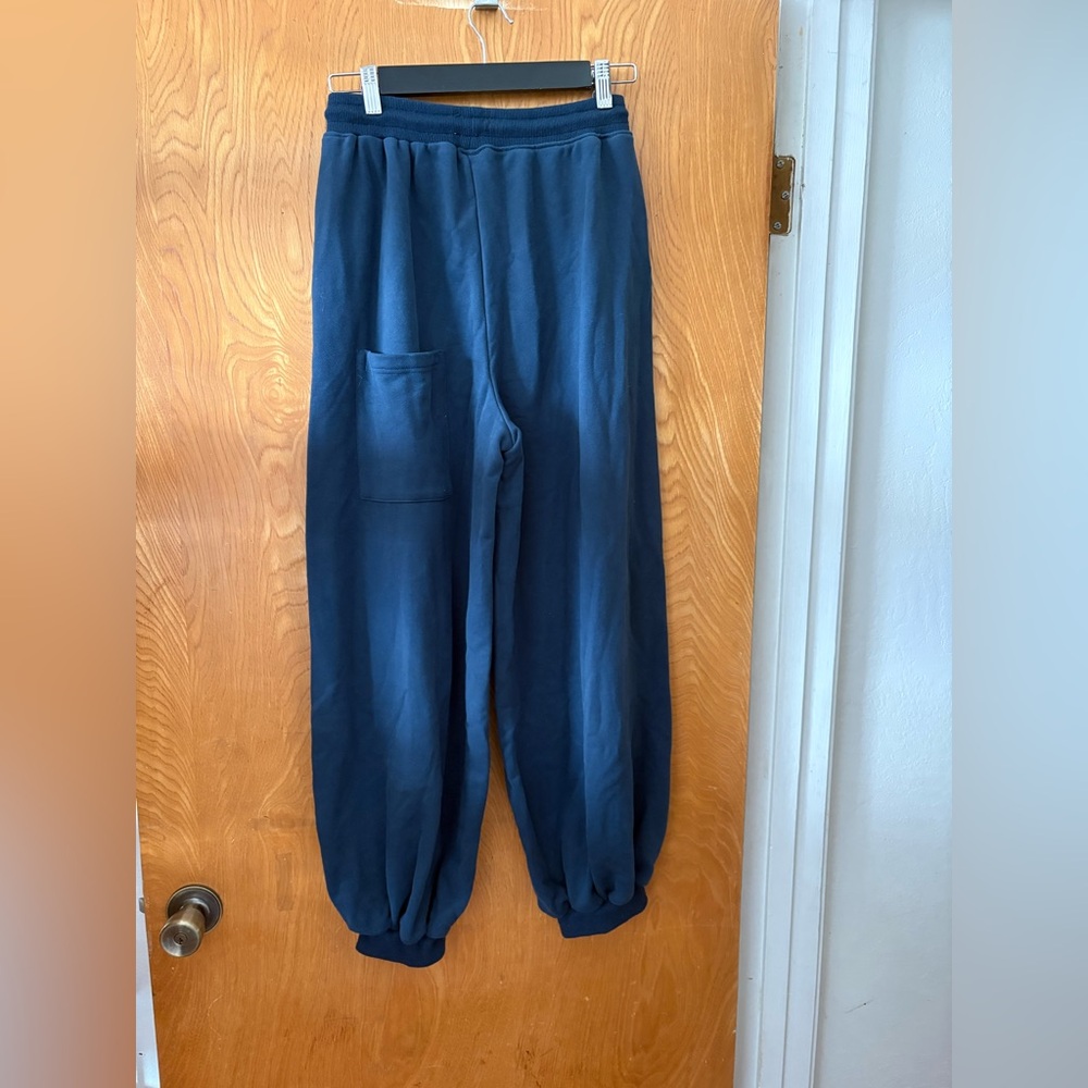Nap Women's lounger harem style Blue Joggers pants S - Picture 11 of 12